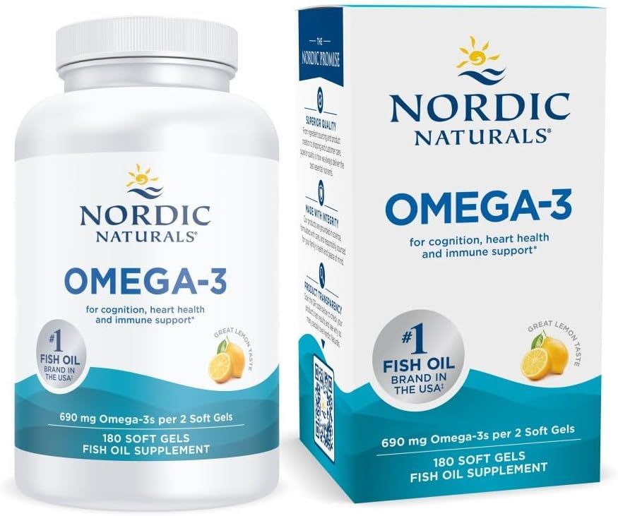 Omega-3 690 Mg 180 Softgels Lemon