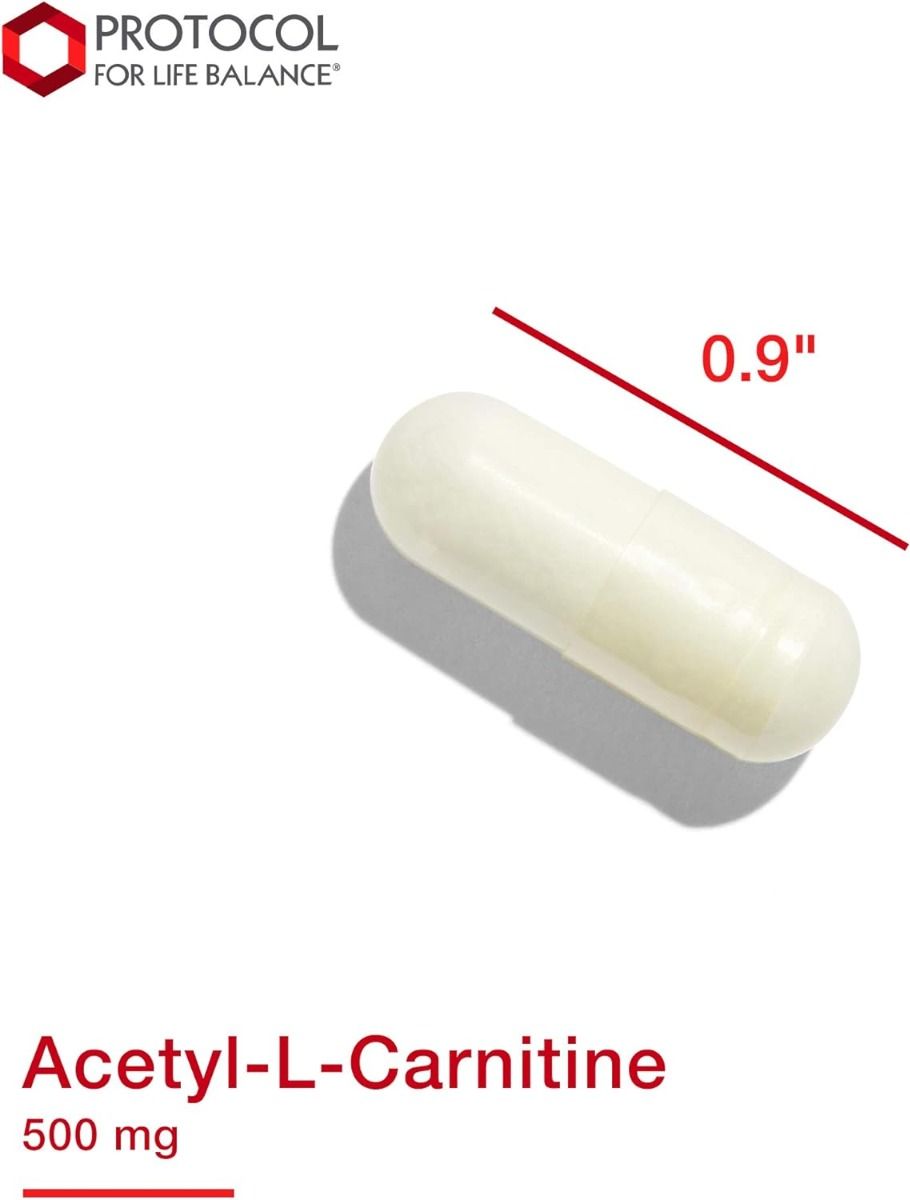 Acetyl-L-Carnitine 500 MG 100 Vegan Capsules