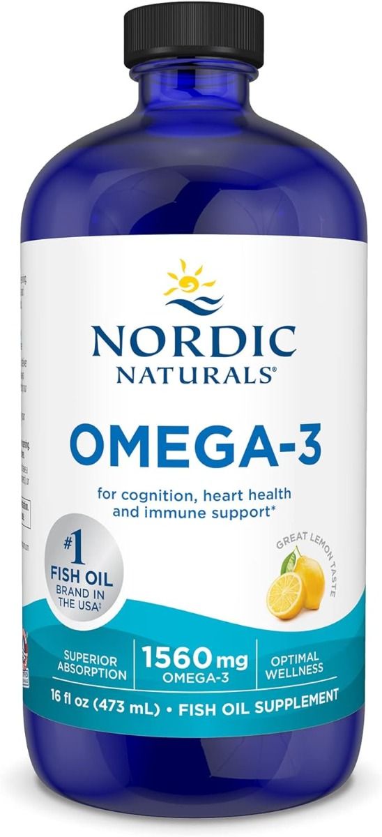 Omega-3 16 Oz Liquid Lemon