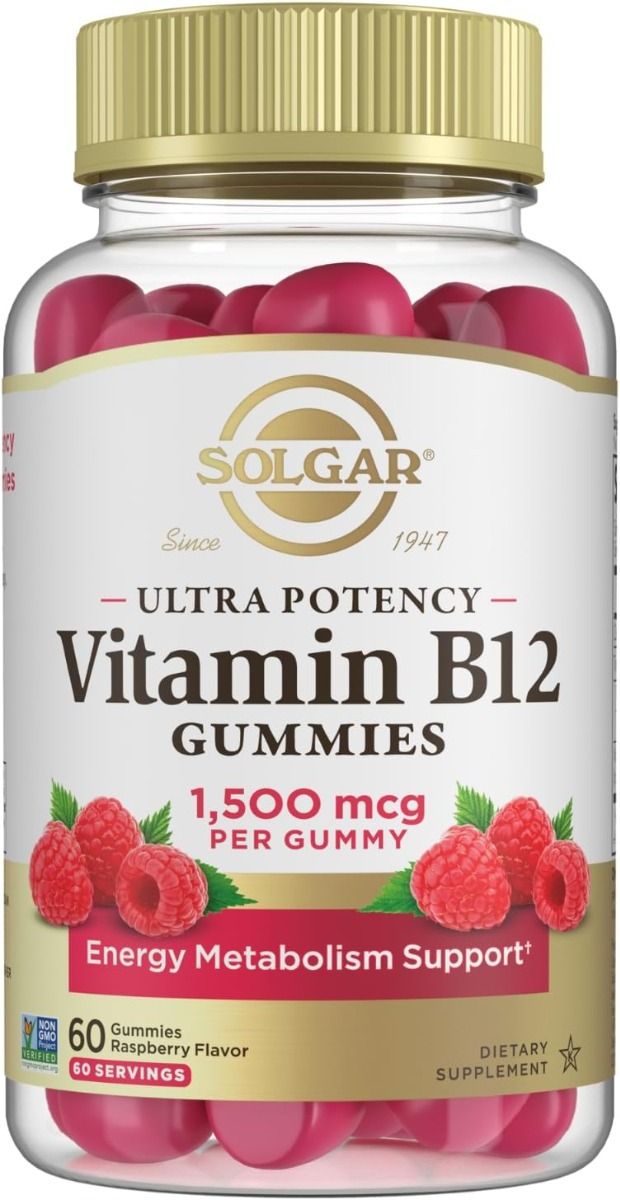 Ultra Potency Vitamin B12 Gummies Raspberry