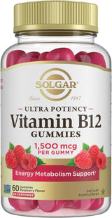 Ultra Potency Vitamin B12 Gummies Raspberry