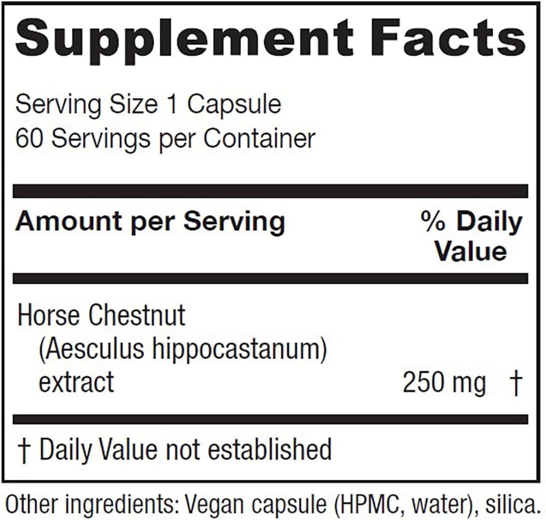 Horse Chestnut 60 Capsules