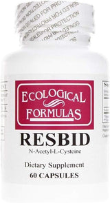 Resbid N-Ace-L-Cysteine (NAC) (Time Release) 60 caps 60Capsules