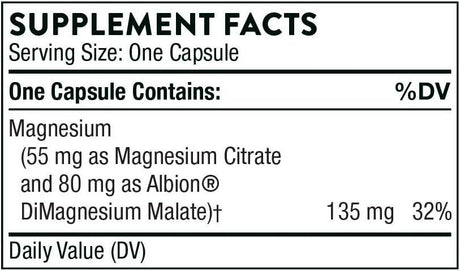 Magnesium CitraMate 135 MG 90Veggie Capa