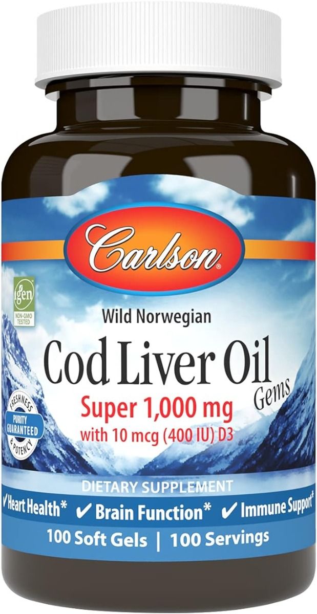 Cod Liver Oil 100 Softgels