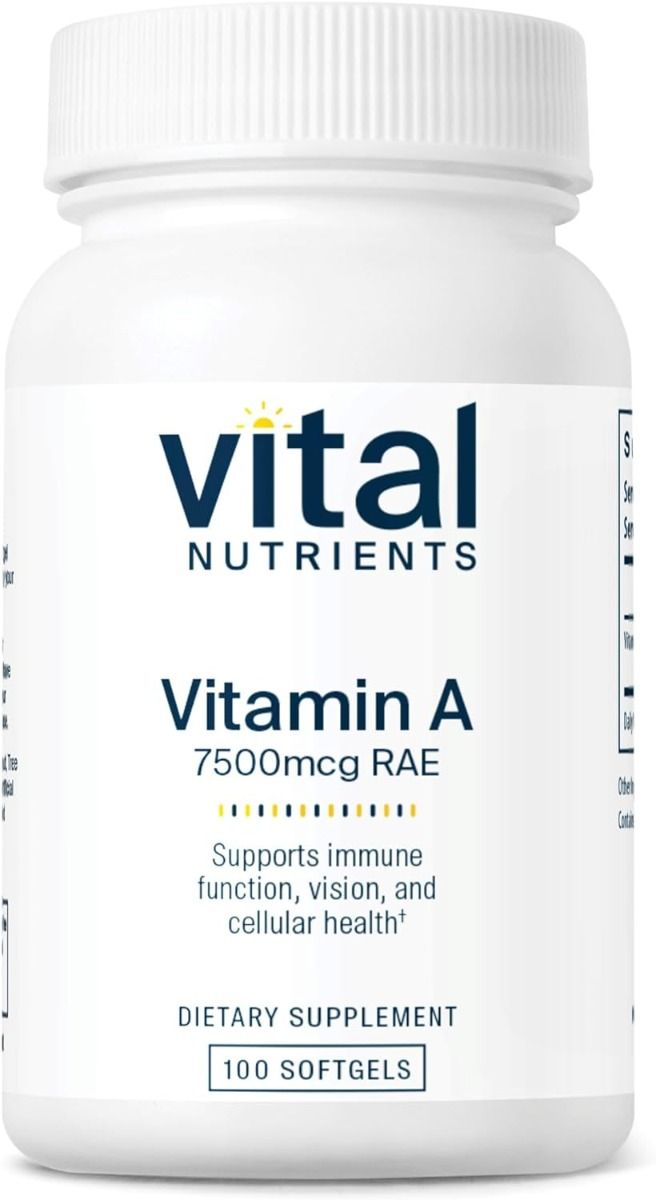 Vitamin A 25000 IU 100 Softgels