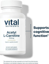 Acetyl L-Carnitine 500 Mg 60 Capsules