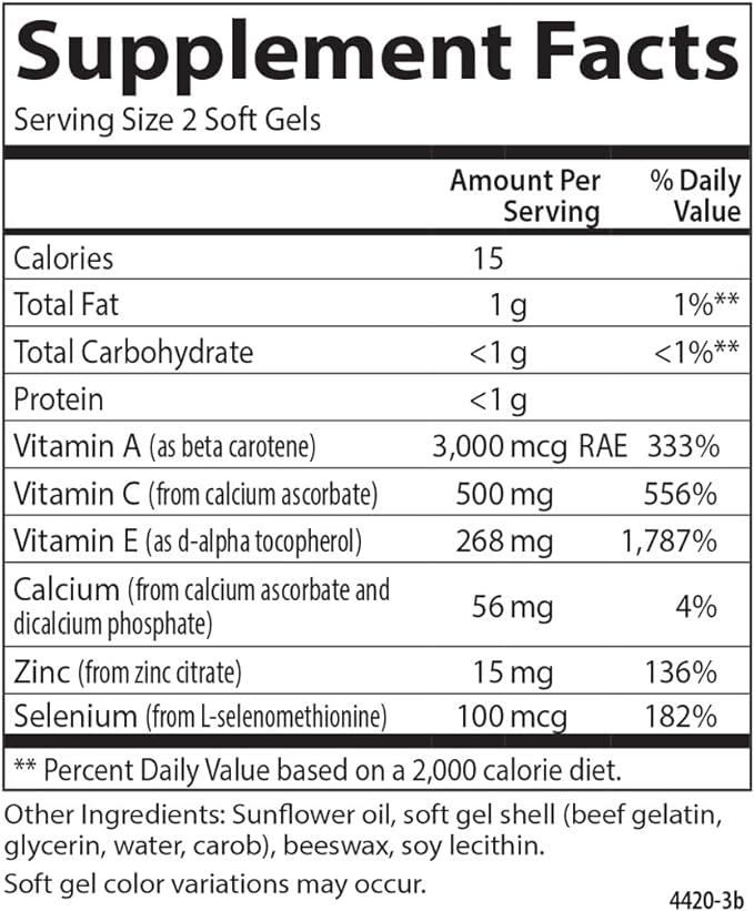 Aces+Zinc Antioxidants 60 Softgels