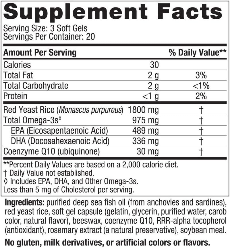 Cholesterol Support 60 Softgels