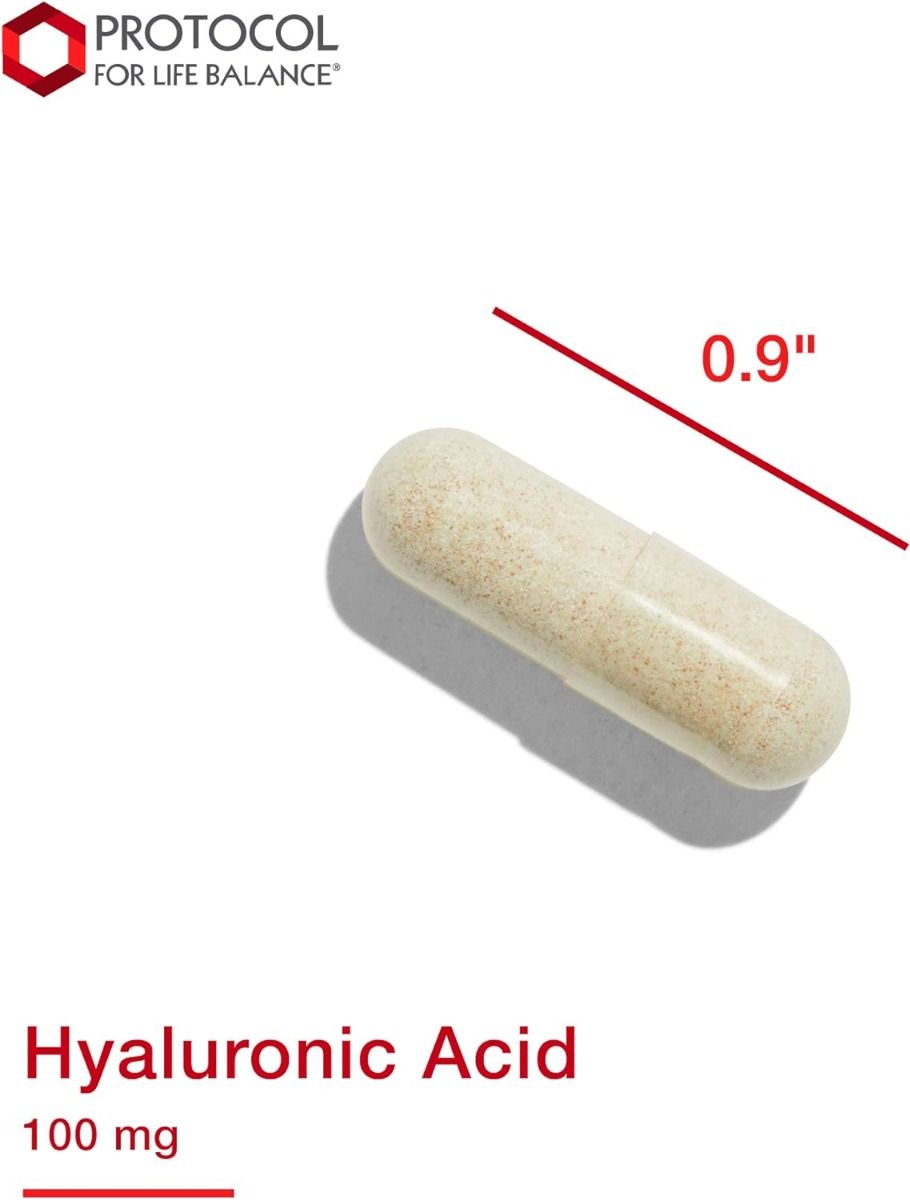 Hyaluronic Acid 100 mg with Co-factors 100 MG 60 Veggie Caps