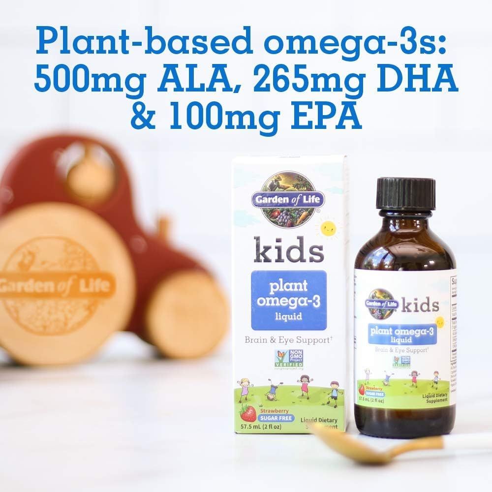 Kids Plant Omega-3 2 Oz Liquid Strawberry