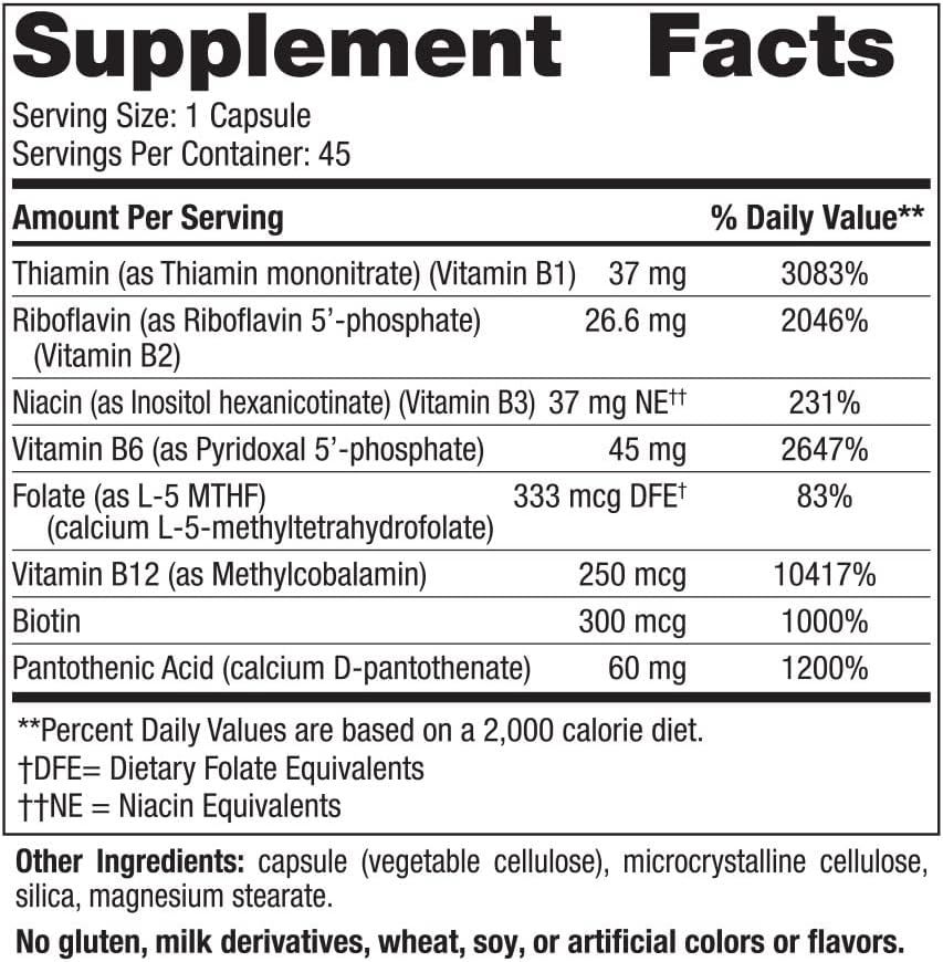 Vitamin B Complex 45 Capsules