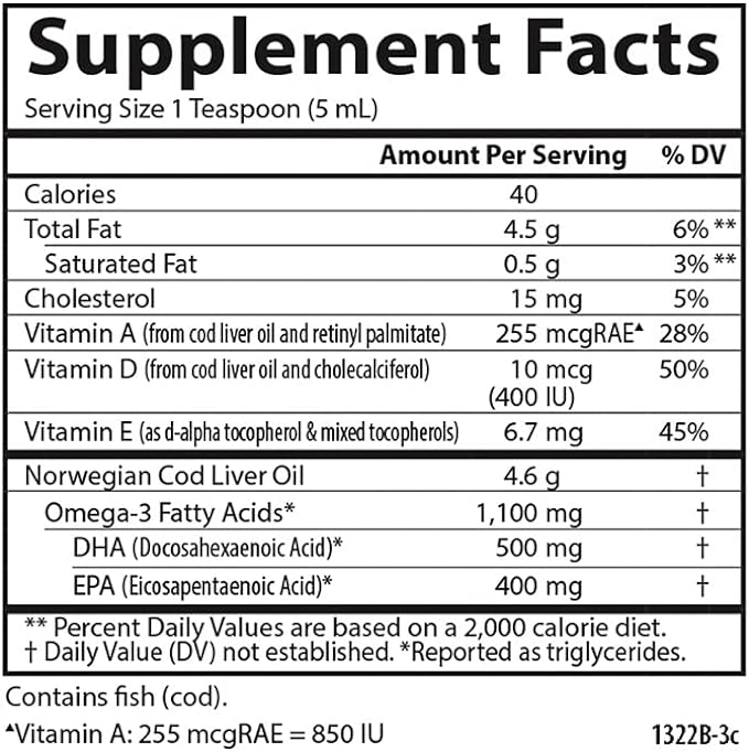 Norwegian Cod Liver Oil 500 Ml Oil Regular