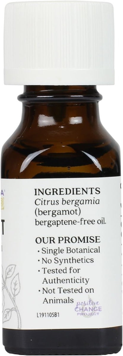 Essential Oil Bergamot .5 Fl. Oz. (15 Ml) Oil