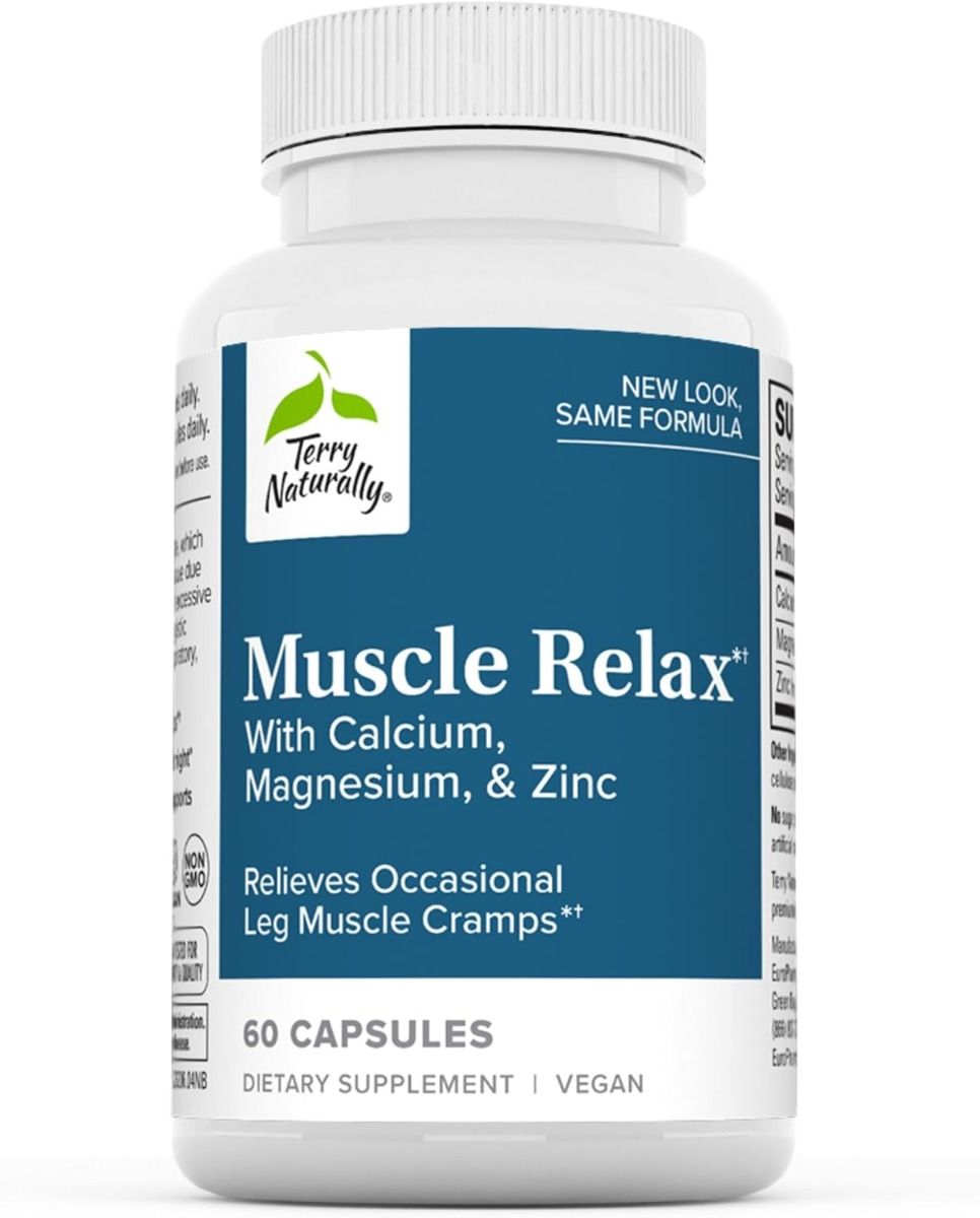 Muscle Relax with Magnesium Calcium & Zinc 60 Capsules