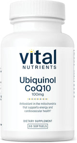 Ubiquinol CoQ10 100 MG 60 Capsules