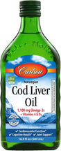 Carlson, Norwegian Cod Liver Oil (Regular) 500 ml Oil