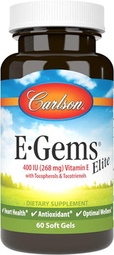 Carlson, E-Gems Elite 400 IU 60 Softgels