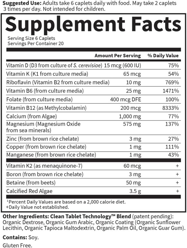 Living Calcium Advanced 120 Caplets