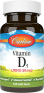 Carlson, Vitamin D3- 2000 IU 120 Softgels