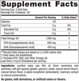 Ultimate Omega 1280 MG 60 Softgels Lemon