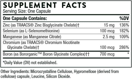 Trace Minerals 90 Veggie Caps