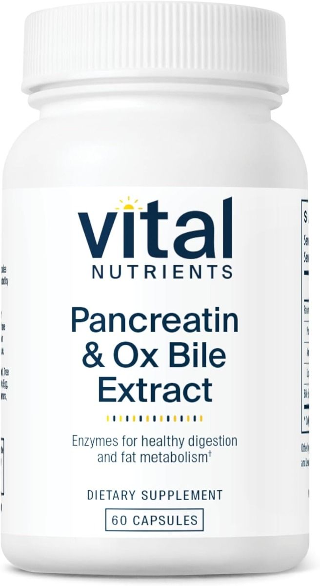 Pancreatin & Ox Bile 60 Veggie Caps