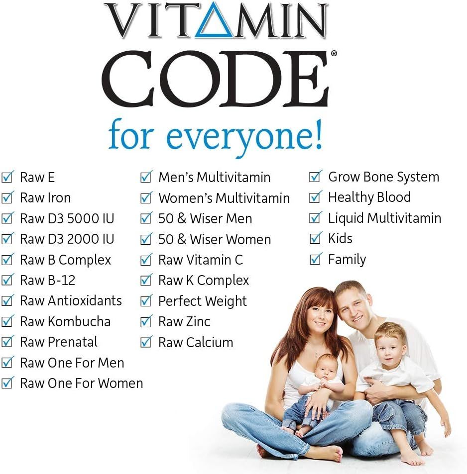 Vitamin Code RAW One for Men 75 Vegan Capsules