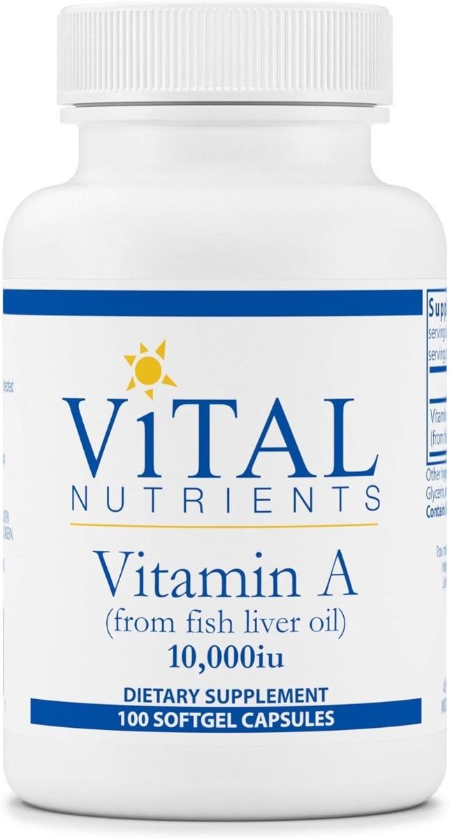 Vitamin A 10,000 IU 100 Capsules