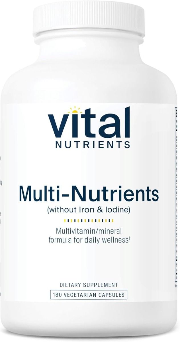 Multi-Nutrients (no Iron or Iodine) 180Capsules