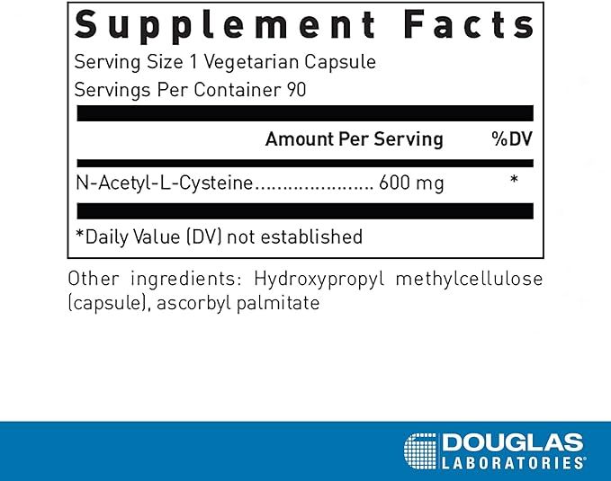 N-Acetyl-L-Cysteine MG 90 Veggie Caps