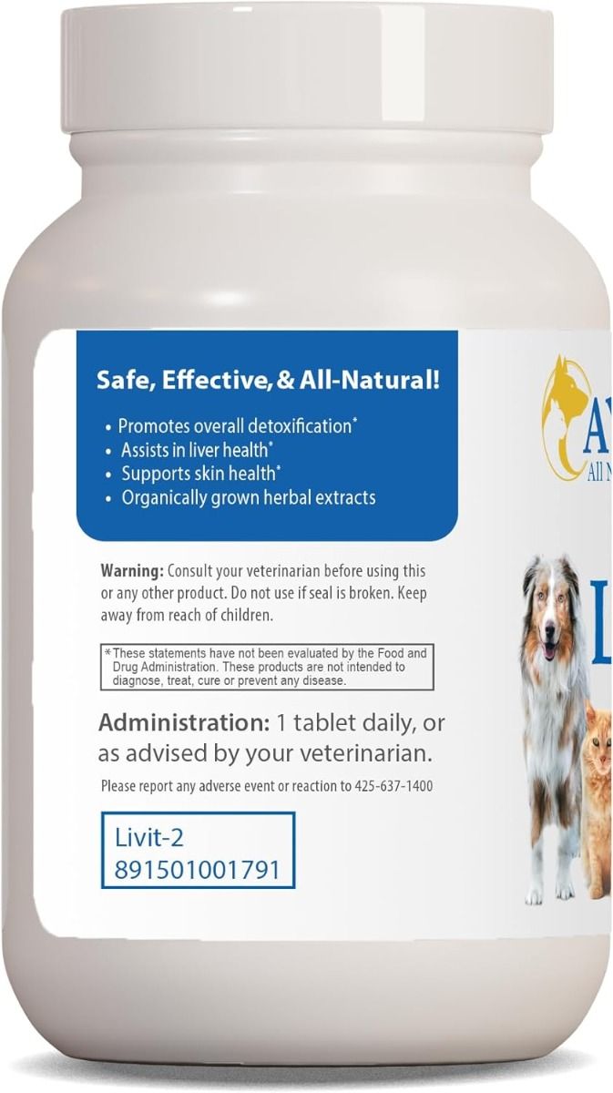 Liver Support Livit-2 Vet Care Product 90Tablets