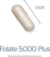 Folate 5,000 Plus 5000 MCG 60 Veggie Caps