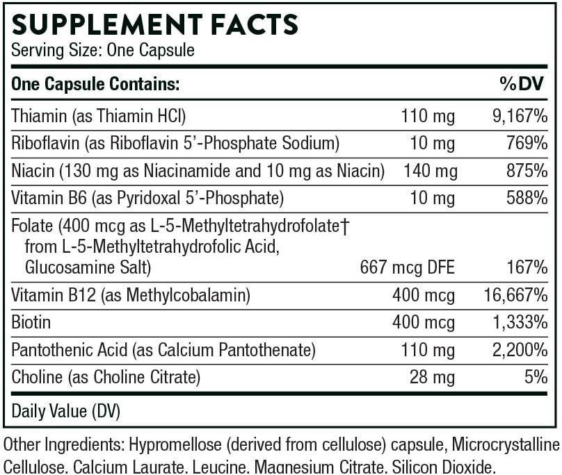 Basic B Complex 60 Veggie Caps