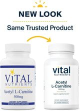 Acetyl L-Carnitine 500 Mg 60 Capsules