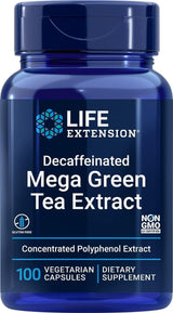 Decaffeinated Mega Green Tea Extract 100 Veggie Caps