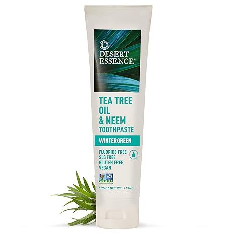 Natural Tea Tree Oil & Neem 6.25 Oz Toothpaste