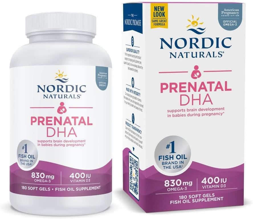 Prenatal DHA 830 Mg 180 Softgels Unflavored