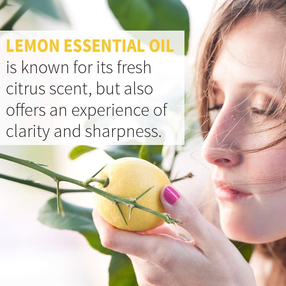 Organic Essential Oil Lemon 0.5 Fl Oz (15 ML) Liquid