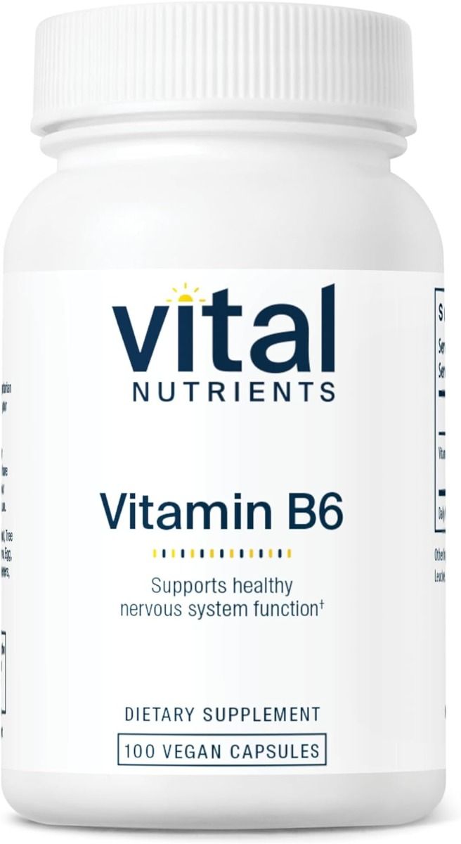 Vitamin B6 100 MG 100 Capsules