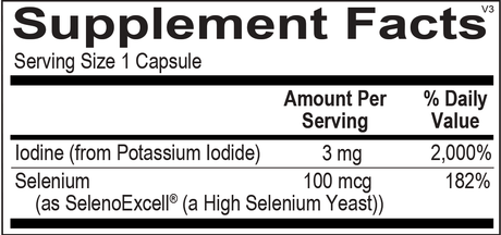 Seleno-Iodide 90 Capsules