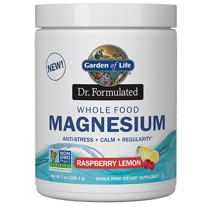 Dr. Formulated Whole Food Magnesium 7 oz (198.4g) Powder Raspberry-Lemon