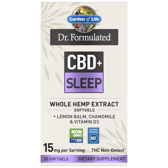 Dr. Formulated CBD plus Sleep 15 MG 30 Softgels