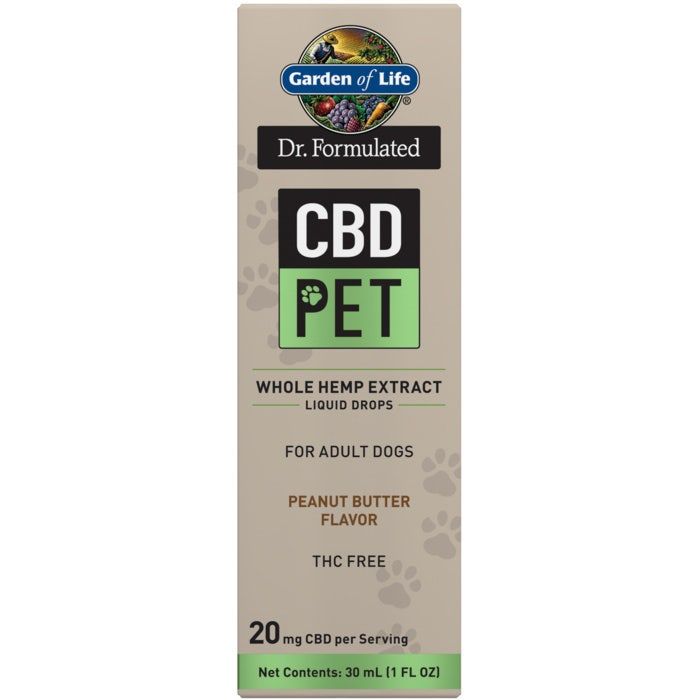 Dr. Formulated CBD Oil for Dogs 20 MG 1 oz (30 ML) Liquid Peanut Butter