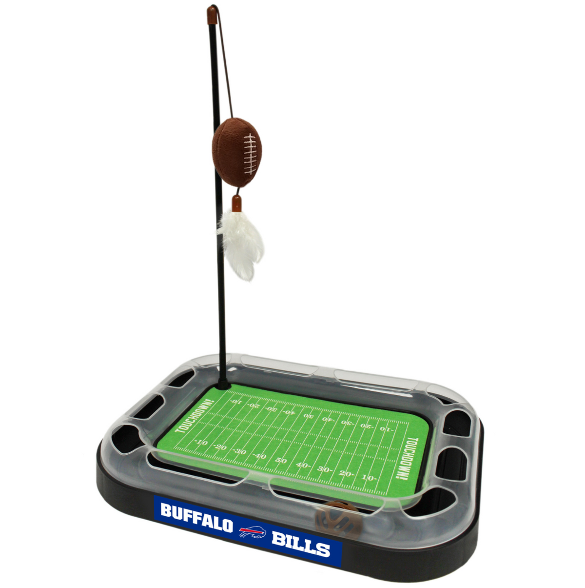 Reversible Cat Scratcher Football Field Toy (Buffalo Bills)