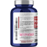 NusaPure Myo-Inositol - Suitable for Vegetarian/Vegan, Non - GMO - 2800mg, 200 Capsules