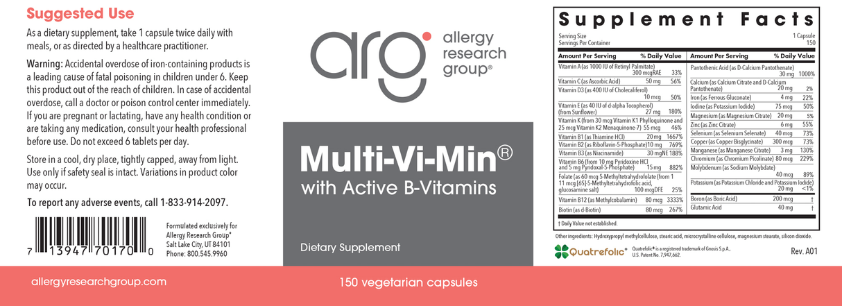 Multi-Vi-Min 150 Veggie Caps