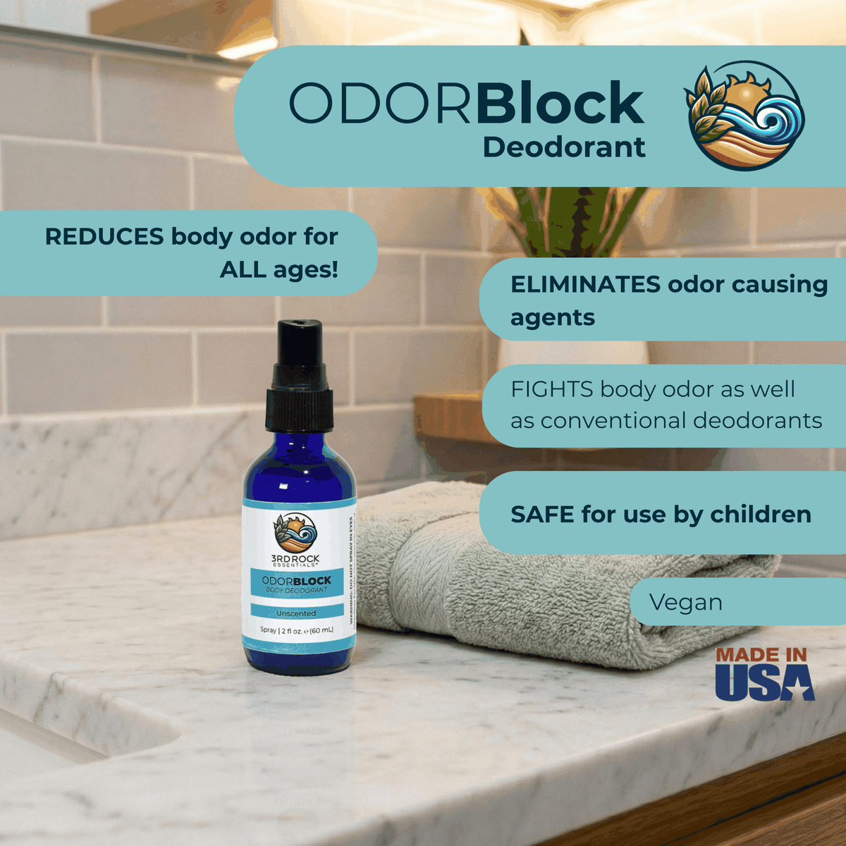 3rd Rock Essentials ODORBlock™ Body Deodorant