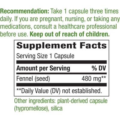 Fennel Seed 100 Capsules