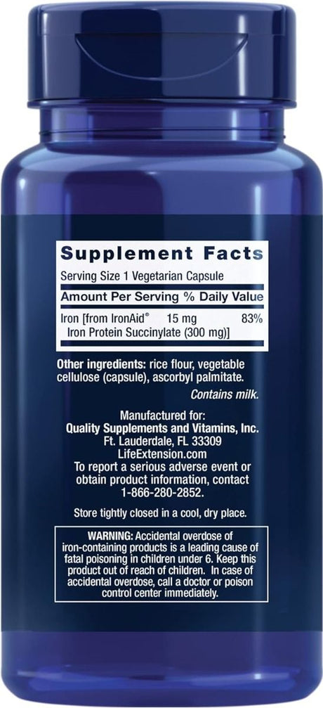 Iron Protein Plus 300 MG 100 Capsules